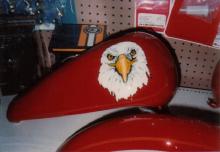Bald Eagle Red Tank