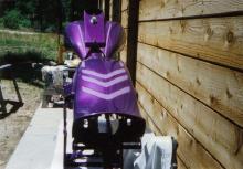 Purple Graphics Fender